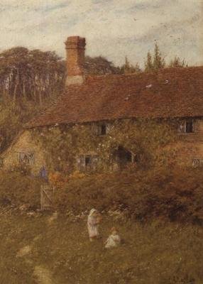 Cottage at Witley by Helen Allingham