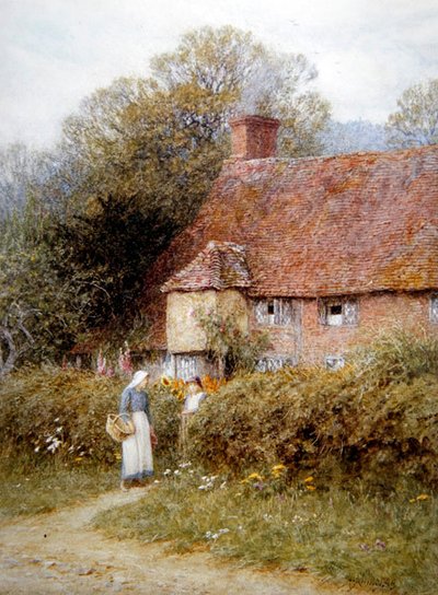 Cottage at Witley, Surrey by Helen Allingham