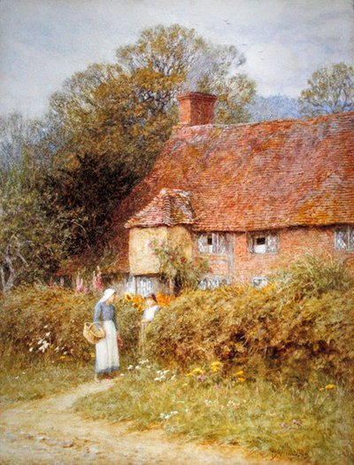 Cottage at Witley, Surrey by Helen Allingham
