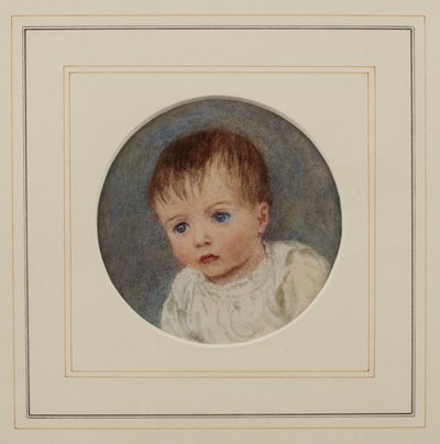 Gerald Allingham as a baby by Helen Allingham