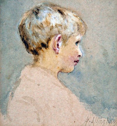 Head of a Boy by Helen Allingham