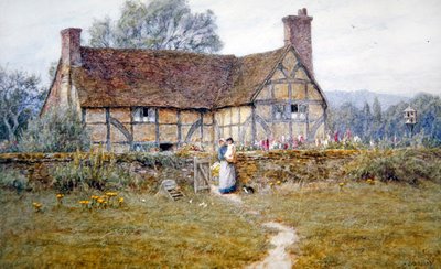 Old Cottage at Alfriston by Helen Allingham