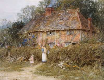 Old Surrey Cottage by Helen Allingham