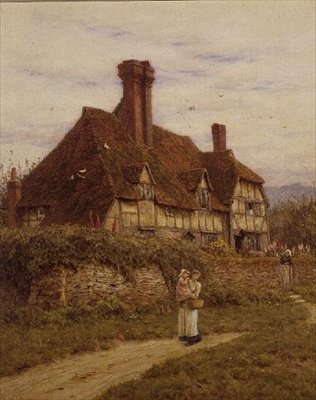 Old Surrey Cottage by Helen Allingham