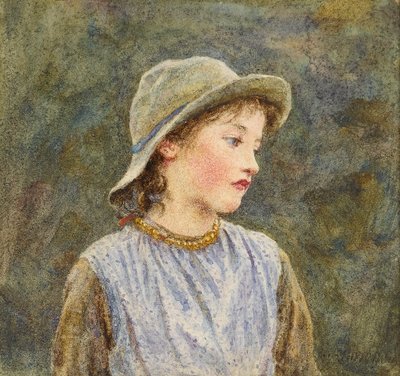 Portrait study of Hetty by Helen Allingham