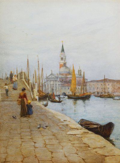 San Giorgio Maggiore from the Zattere, Venice by Helen Allingham
