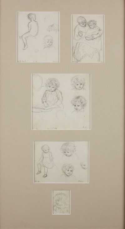Sketches of Henry Allingham, c.1884 by Helen Allingham