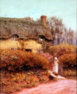 The Cottage Gate by Helen Allingham
