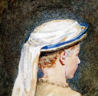 The White Bonnet by Helen Allingham