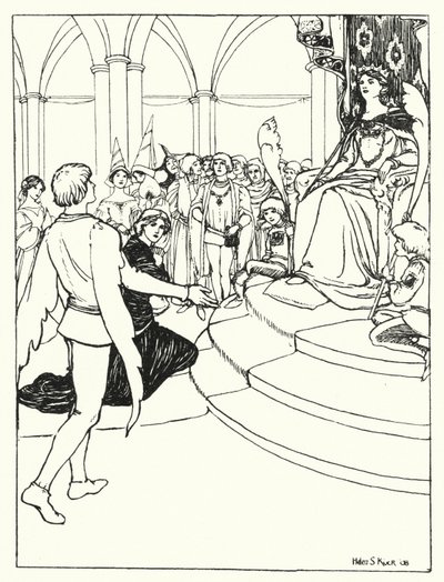 The Youth at the Court of the Fairy Queen by Helen S. Kuck