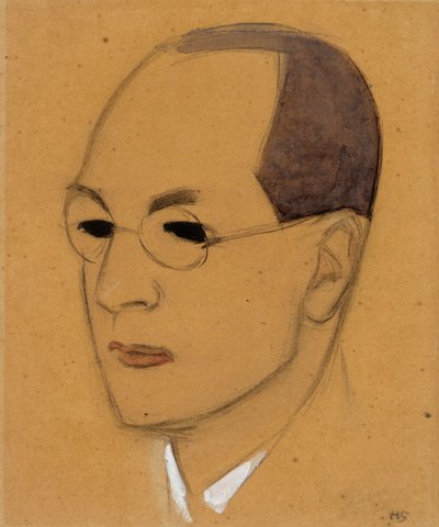 Portrait of Jalo Sihtola, Sketch by Helene Schjerfbeck