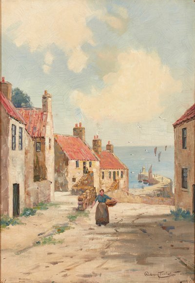 Walking Home from the Harbour by Henderson Tarbet