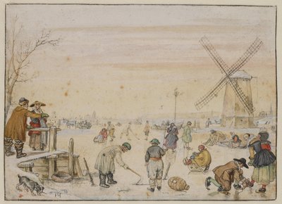 Ice Amusement by Hendrick Avercamp