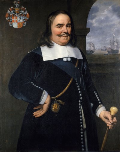 Michiel Adriaenszoon de Ruyter, Lieutenant-Admiral-General of the United Provinces (1607-1676) by Hendrick Berckman