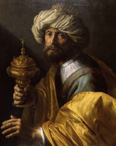Portrait of a gentleman as Caspar by Hendrick Bloemaert