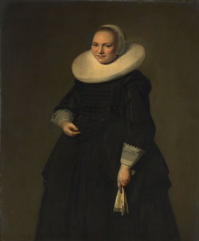 Portrait of a Woman by Hendrick Gerritsz Pot