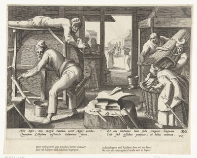Knife Grinder by Hendrick Goltzius (attributed to workshop of)