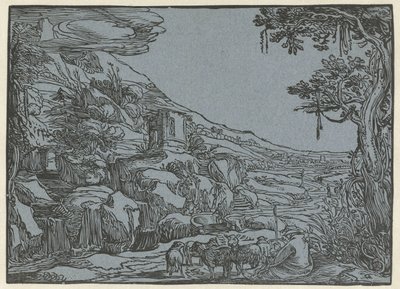 Arcadian Landscape by Hendrick Goltzius (rejected attribution)
