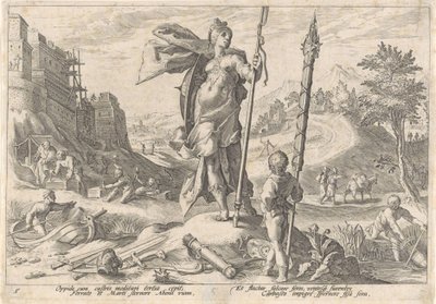 The Bronze Age (Metamorphoses of Ovid) by Hendrick Goltzius (workshop of)