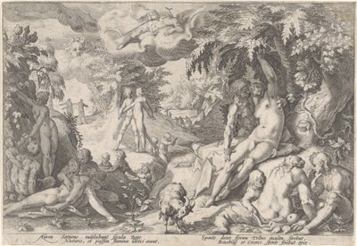 The Golden Age by Hendrick Goltzius (workshop of)
