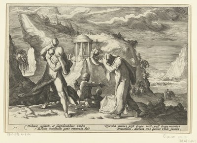 Deucalion and Pyrrha Creating a New Human Race (Ovid
