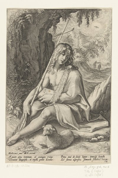 John the Baptist by Hendrick Goltzius (workshop of)