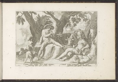 Mercury Playing the Flute for Argus (Ovid