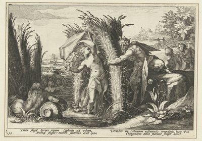 Pan and Syrinx from Ovid