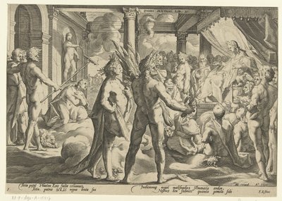 Phaethon in the Palace of Helios by Hendrick Goltzius (workshop of)