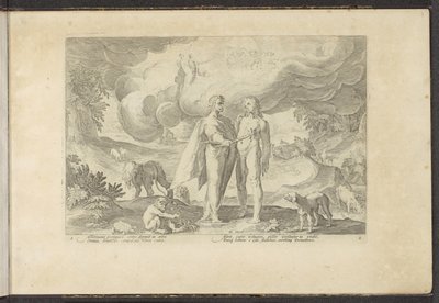 Prometheus Giving Fire to Man by Hendrick Goltzius (workshop of)