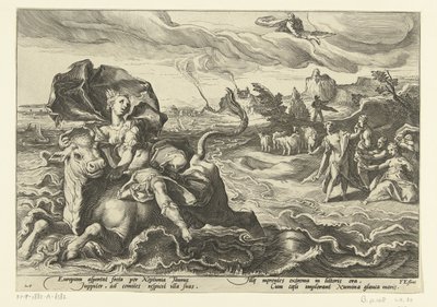 The Rape of Europa by Hendrick Goltzius (workshop of)