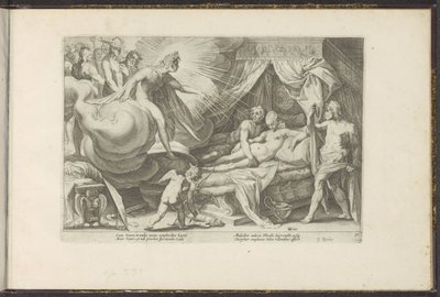 Venus and Mars Caught by Hendrick Goltzius (workshop of)