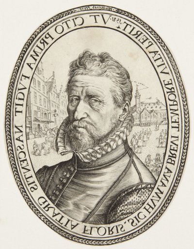 Allaert Fransz. Schatter by Hendrick Goltzius