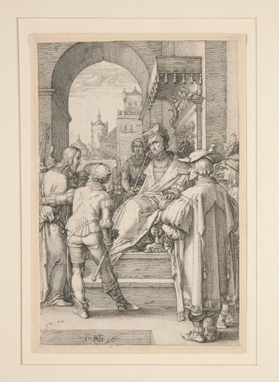 Christ Before Pilate, Plate 5 from the Series 