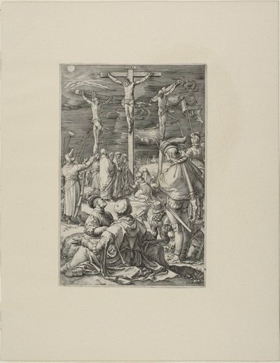 Christ on the Cross, plate ten from the Passion of Christ by Hendrick Goltzius
