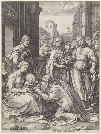 The Three Kings by Hendrick Goltzius