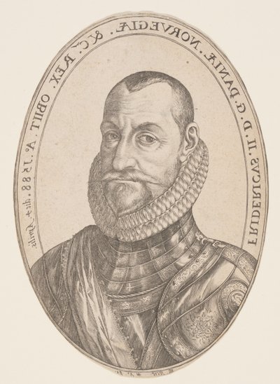 Frederick II, King of Denmark and Norway by Hendrick Goltzius