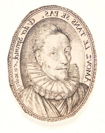 Gheraert van der Spronck by Hendrick Goltzius