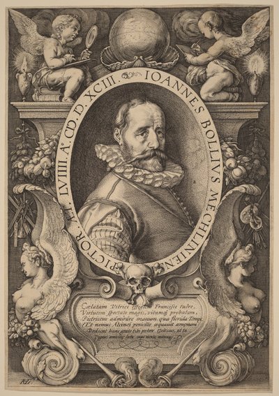 Hans Bol by Hendrick Goltzius