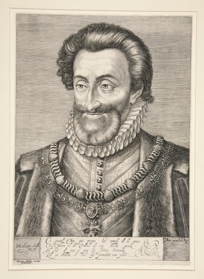 Henry IV, King of France and of Navarre by Hendrick Goltzius