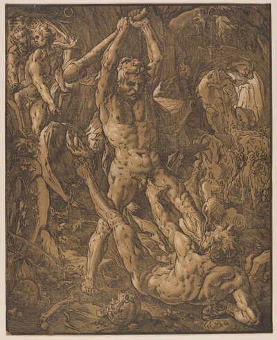 Hercules and Cacus by Hendrick Goltzius