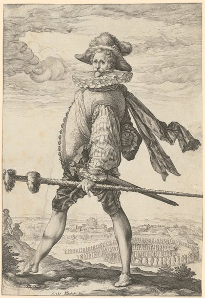 Infantry Captain by Hendrick Goltzius