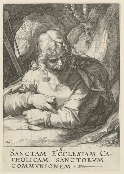 James the Younger, Plate 10 from the Series "Christ, the Twelve Apostles and Paul" by Hendrick Goltzius