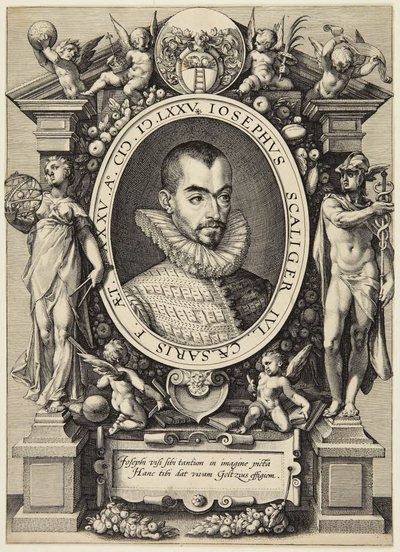 Josephus Justus Scaliger by Hendrick Goltzius