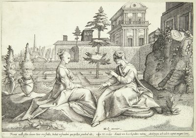 Juno in Disguise as Beroë Warns Semele by Hendrick Goltzius