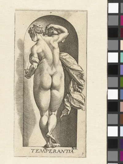 Temperance by Hendrick Goltzius
