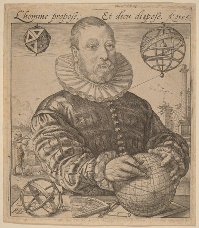 Nicolaus Petri van Deventer by Hendrick Goltzius