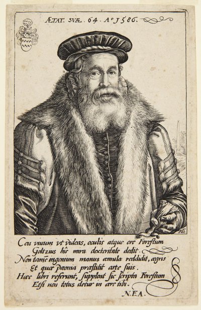 Pieter van Foreest by Hendrick Goltzius