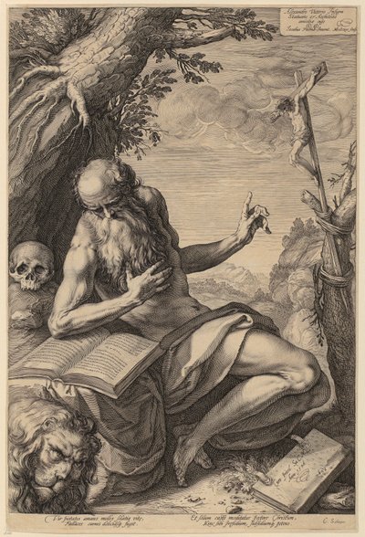 Portrait of Dirck Volckertsz. Coornhert by Hendrick Goltzius