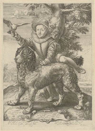 Portrait of Frederik de Vries by Hendrick Goltzius